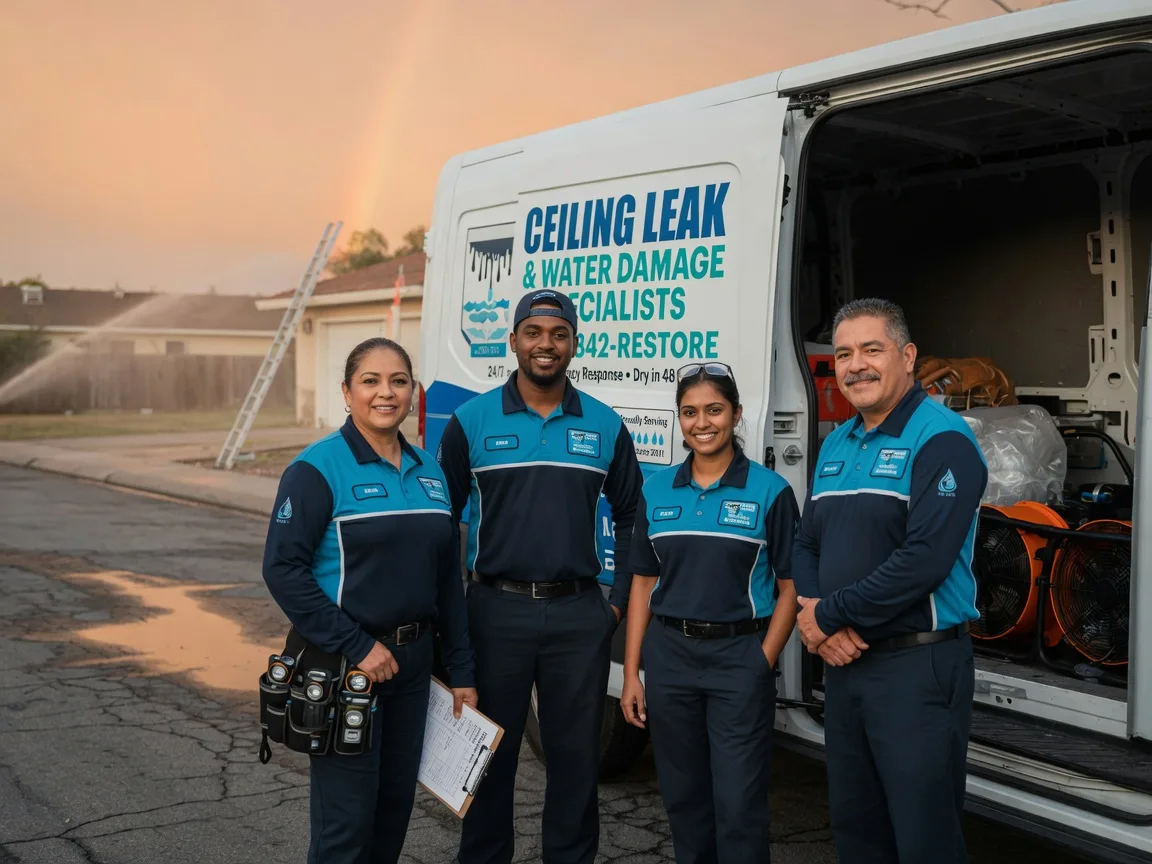 Ceiling Leak Cleanup company in North Springfield, VT